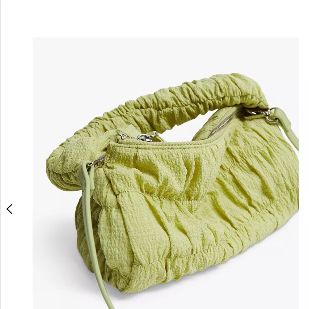 Mango Green Ruched Bag - Picture 4 of 6